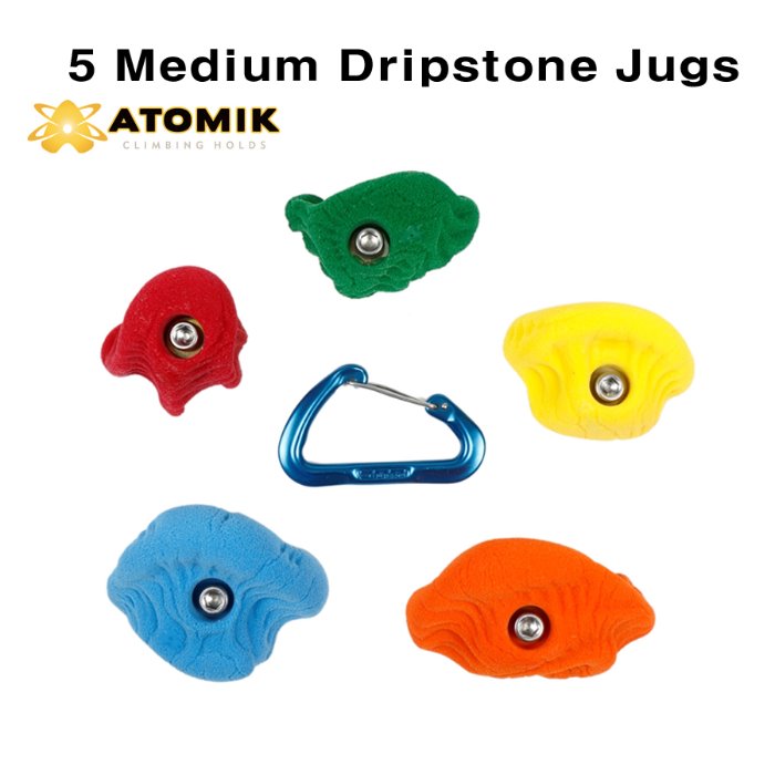 아토믹 홀드 5 Pack Medium Dripstone Jugs 인공암벽