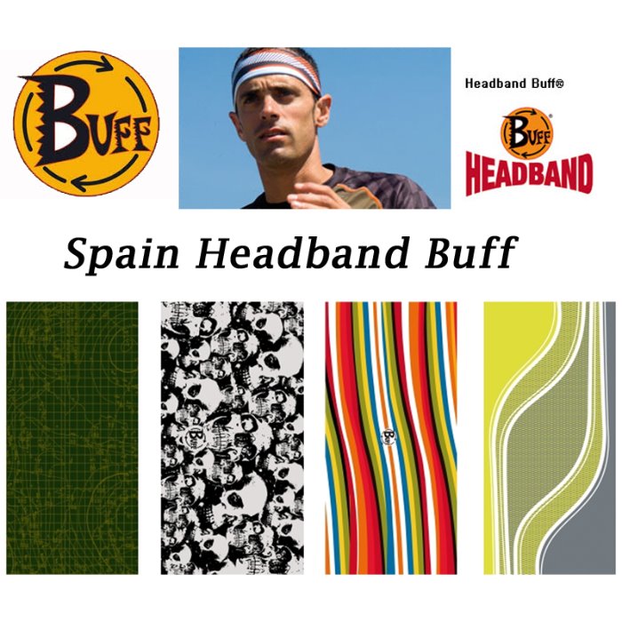 BUFF 스페인 헤드밴드 버프 등산 캠핑 낚시 자전거